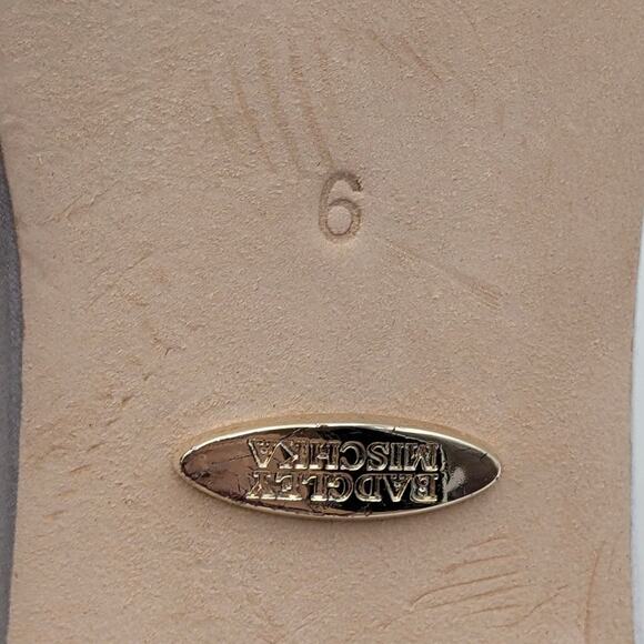 Badgley Mischka Remi Crystal Embellished Ruffle Bow Sandals Womens Size US9 EU40 - Picture 9 of 11